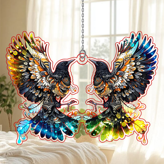 Raven  Hologram Ornament