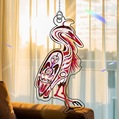 Heron Hologram Ornament
