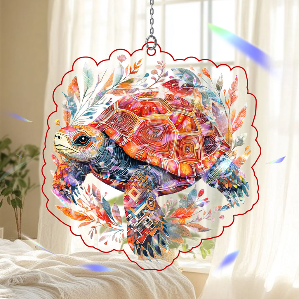 Turtle Hologram Ornament - CT52789