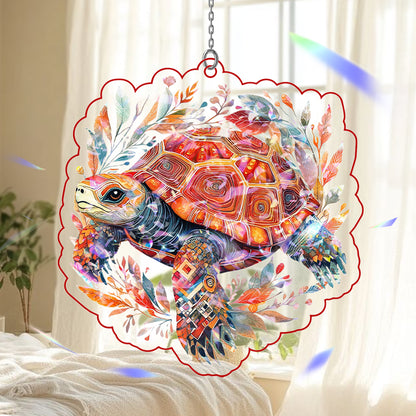 Turtle Hologram Ornament - CT52789
