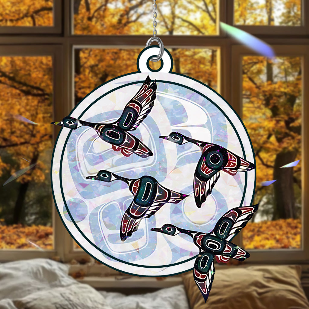 Snow Goose Hologram Ornament - CT52789