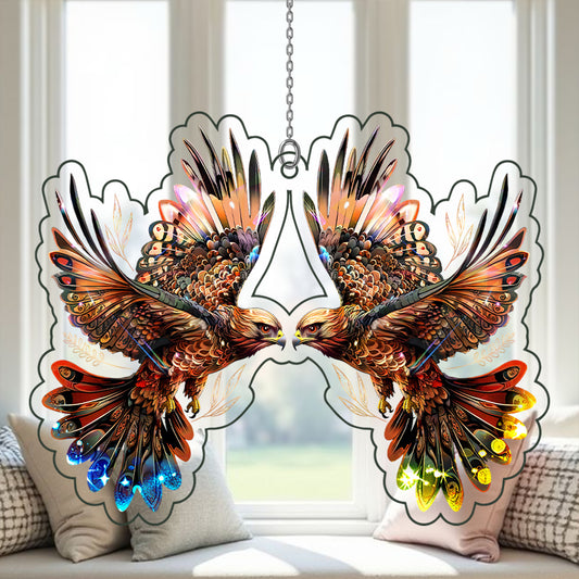 Hawk Hologram Ornament