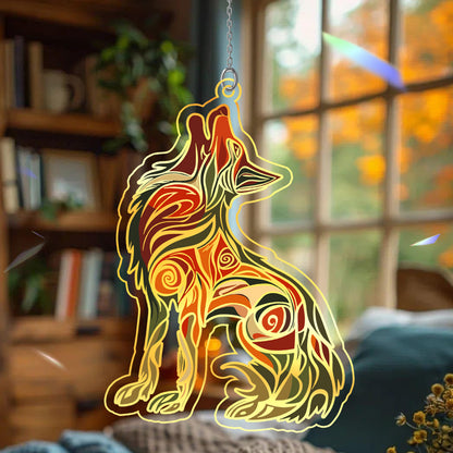 Wolf Hologram Ornament