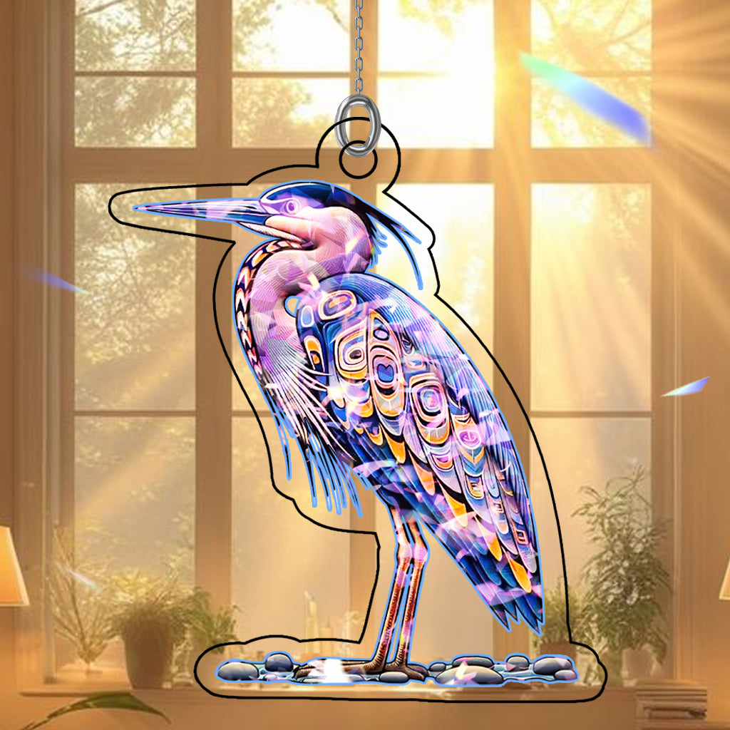 Heron Hologram Ornament - CT52789
