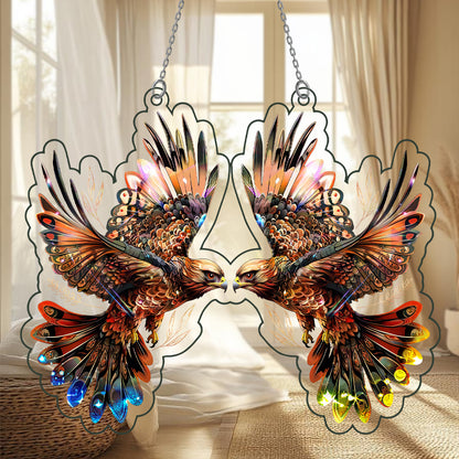 Hawk Hologram Ornament - CT52789