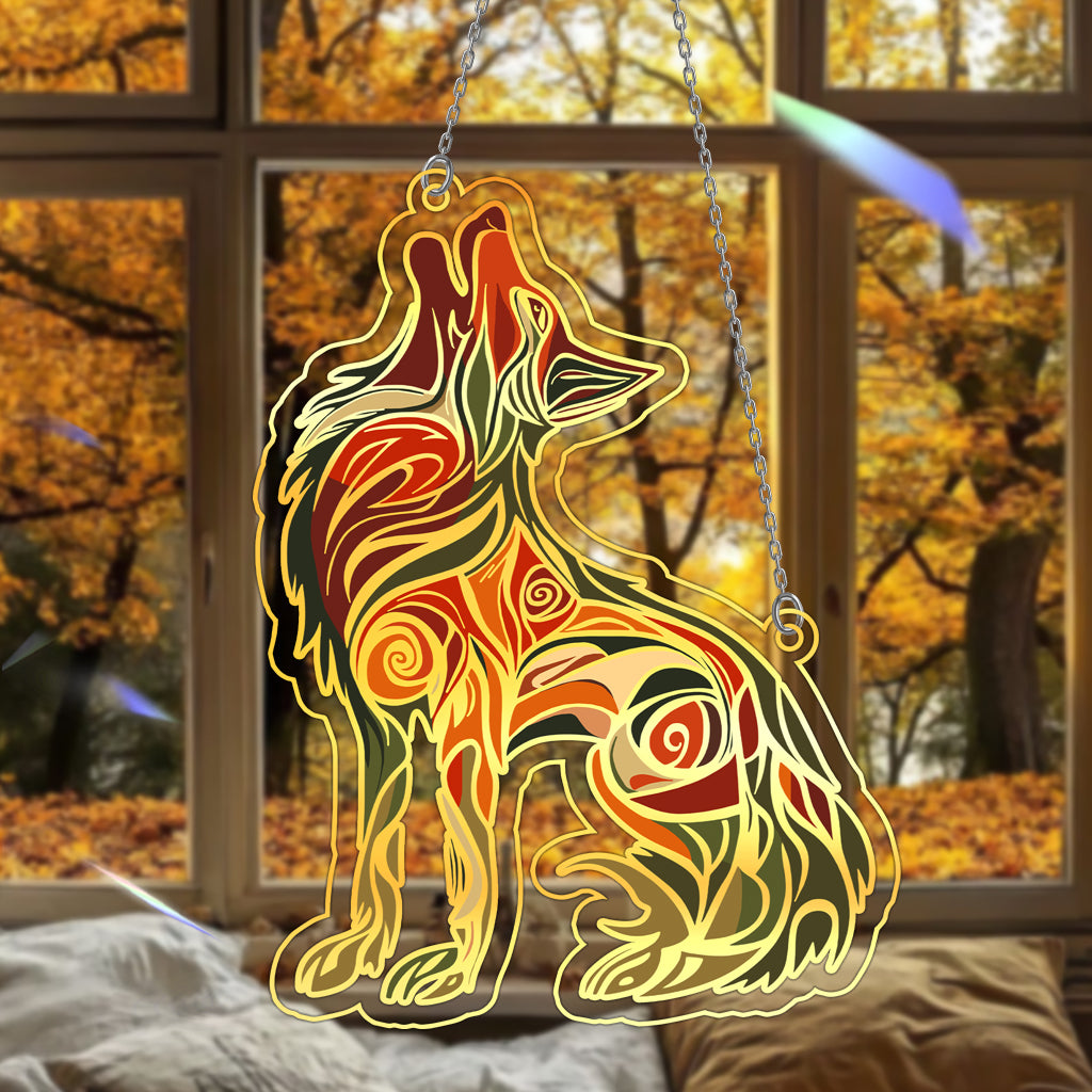 Wolf Hologram Ornament