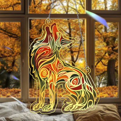 Wolf Hologram Ornament