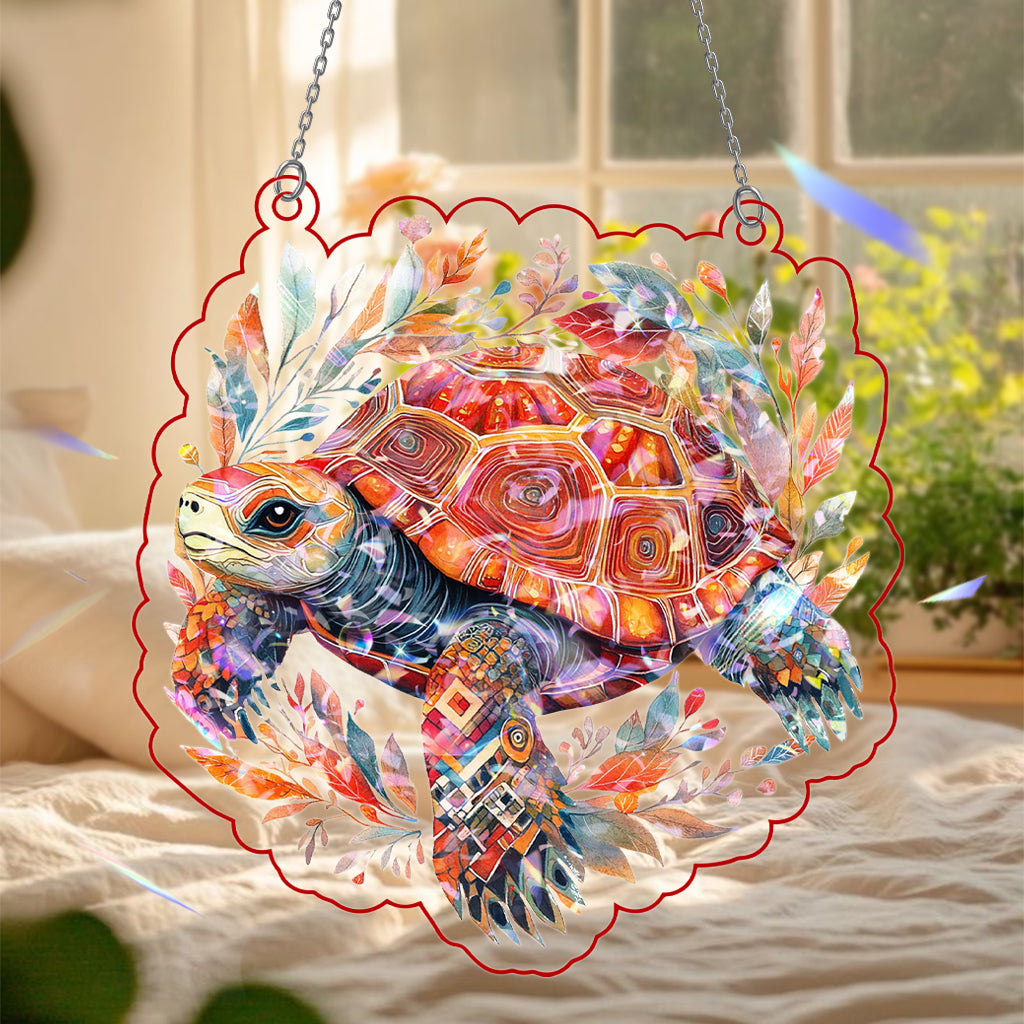 Turtle Hologram Ornament - CT52789
