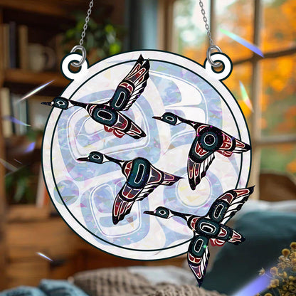 Snow Goose Hologram Ornament - CT52789