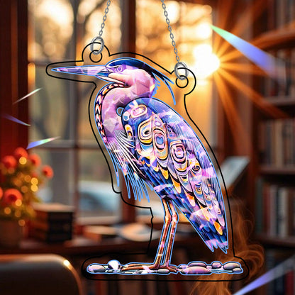 Heron Hologram Ornament - CT52789