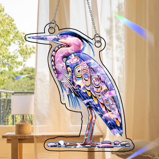 Heron Hologram Ornament