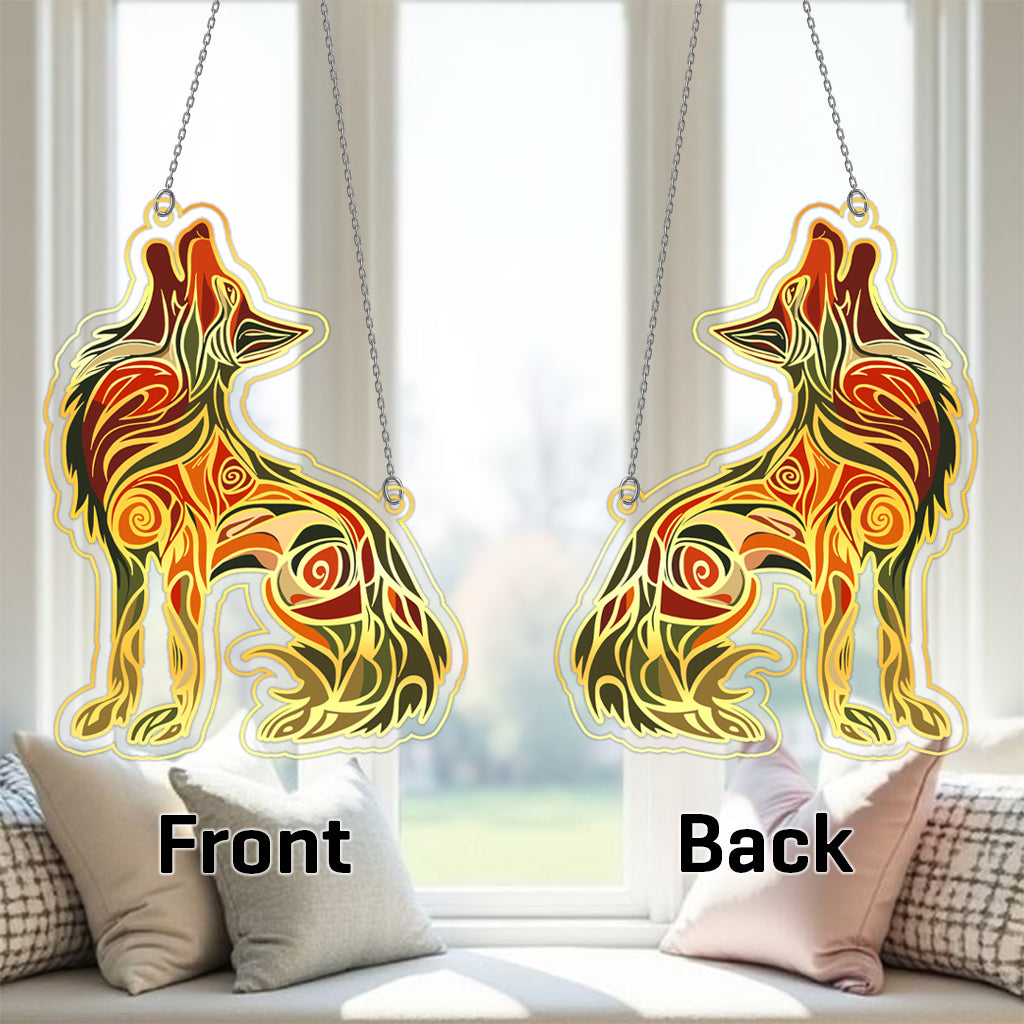 Wolf Hologram Ornament