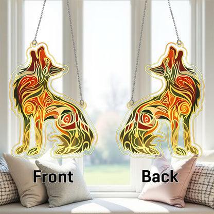 Wolf Hologram Ornament