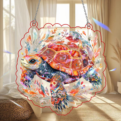 Turtle Hologram Ornament - CT52789