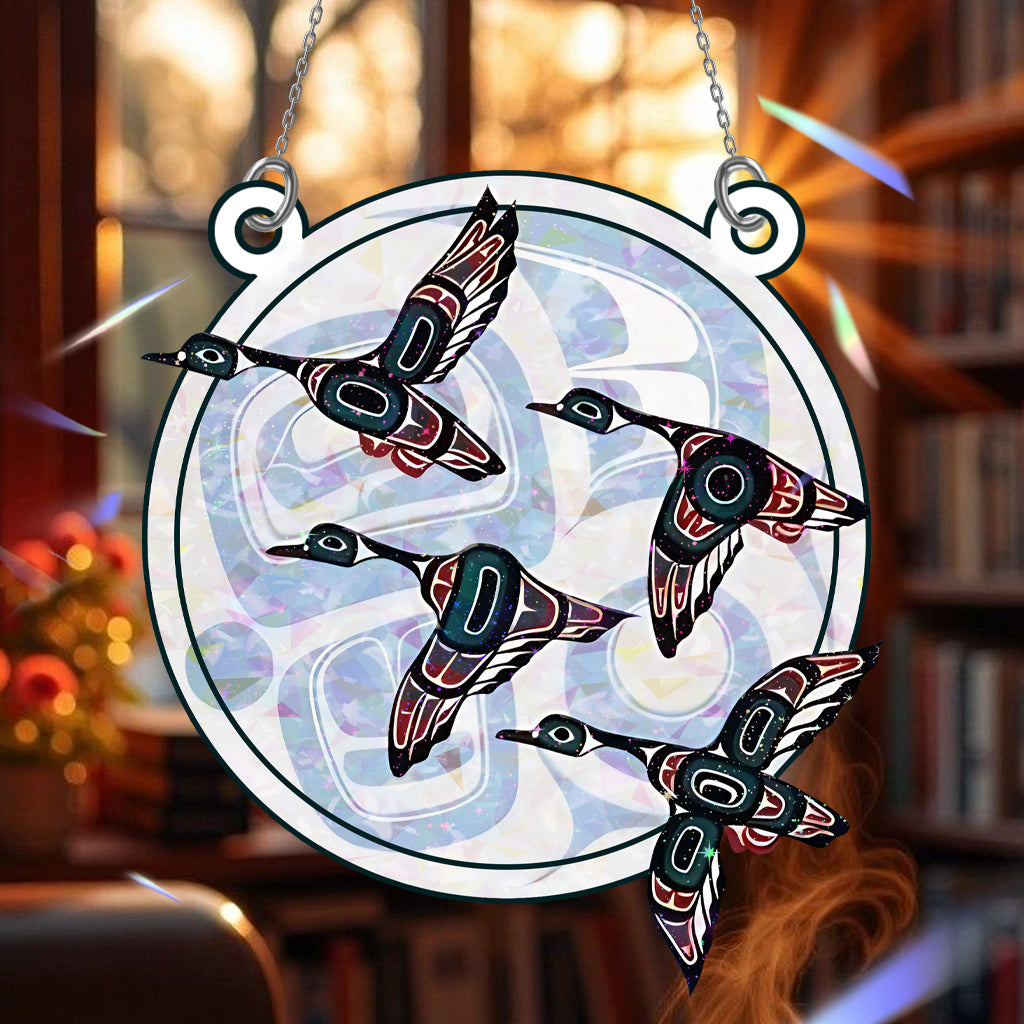 Snow Goose Hologram Ornament - CT52789