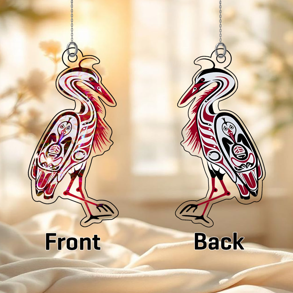 Heron Hologram Ornament