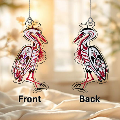 Heron Hologram Ornament