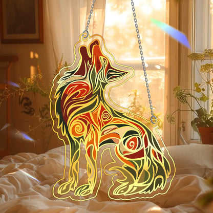 Wolf Hologram Ornament