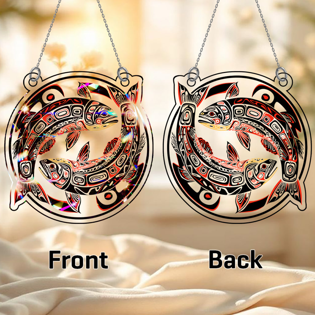 Salmon Hologram Ornament