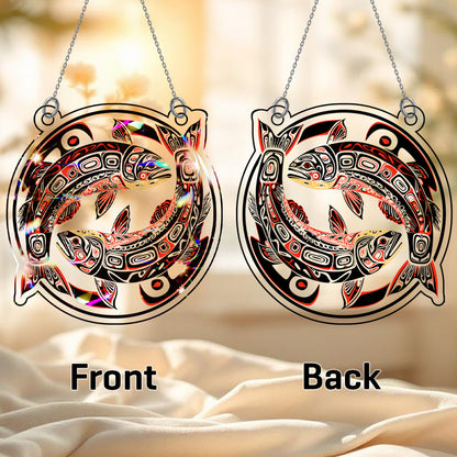 Salmon Hologram Ornament