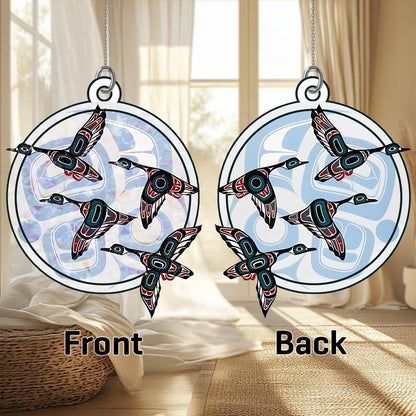 Snow Goose Hologram Ornament - CT52789