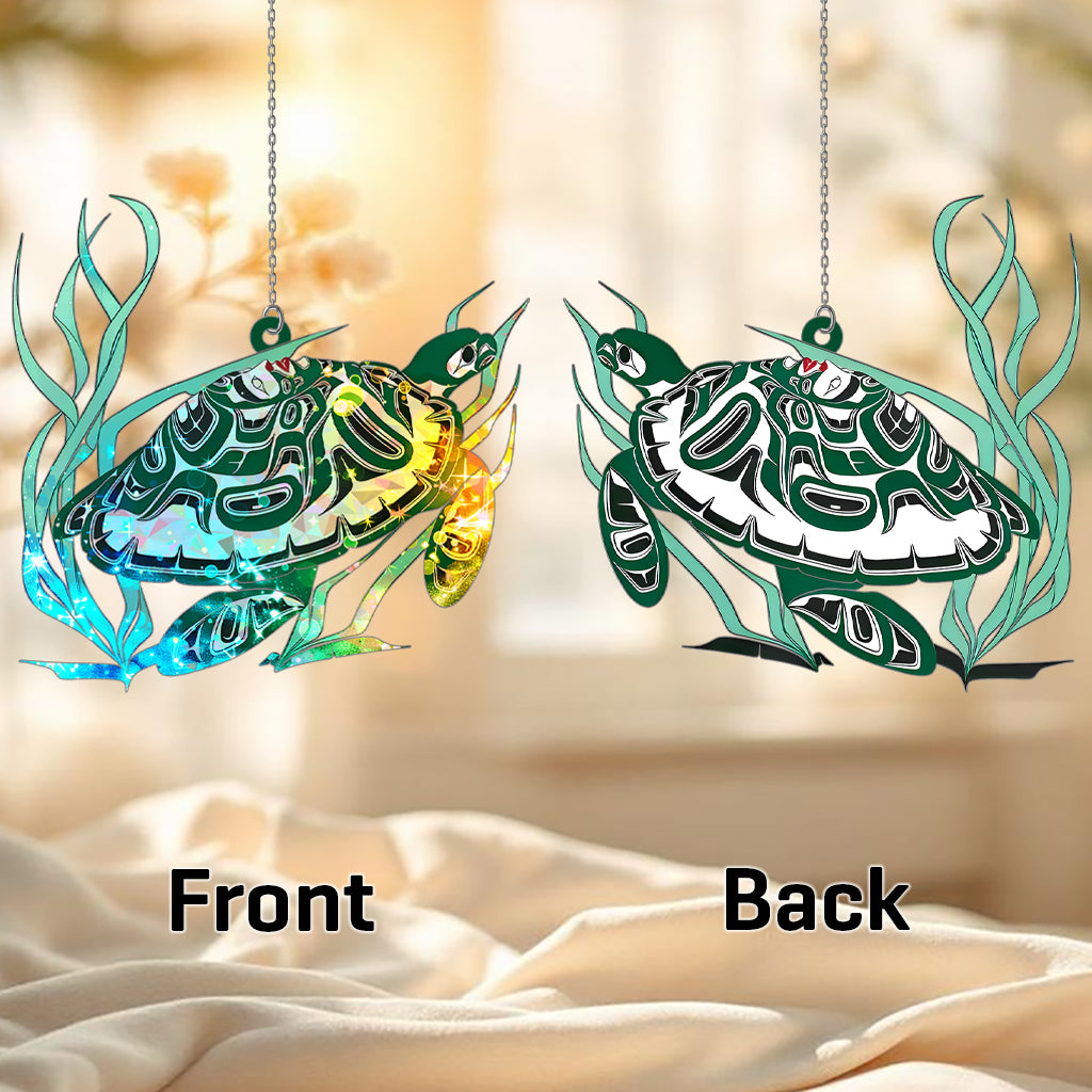 Turtle Hologram Ornament - CT52789