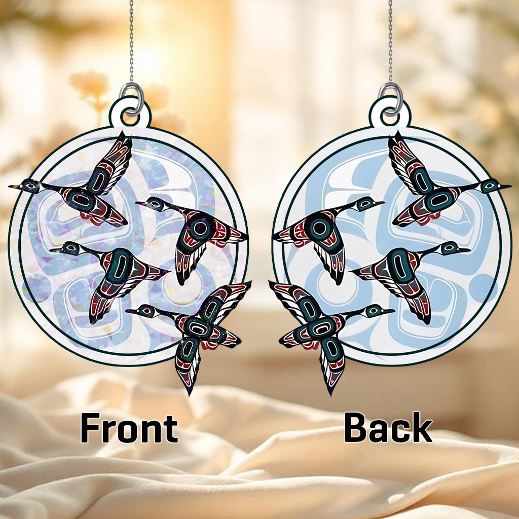 Snow Goose Hologram Ornament - CT52789