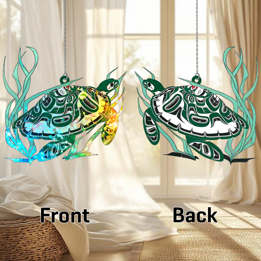Turtle Hologram Ornament - CT52789