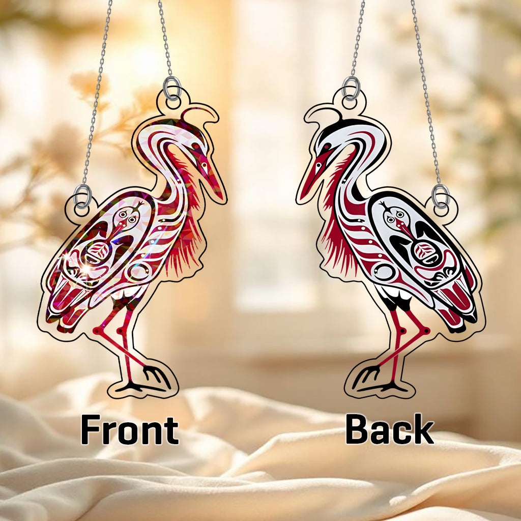 Heron Hologram Ornament