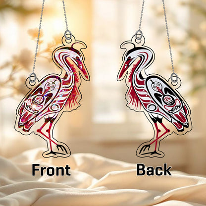 Heron Hologram Ornament