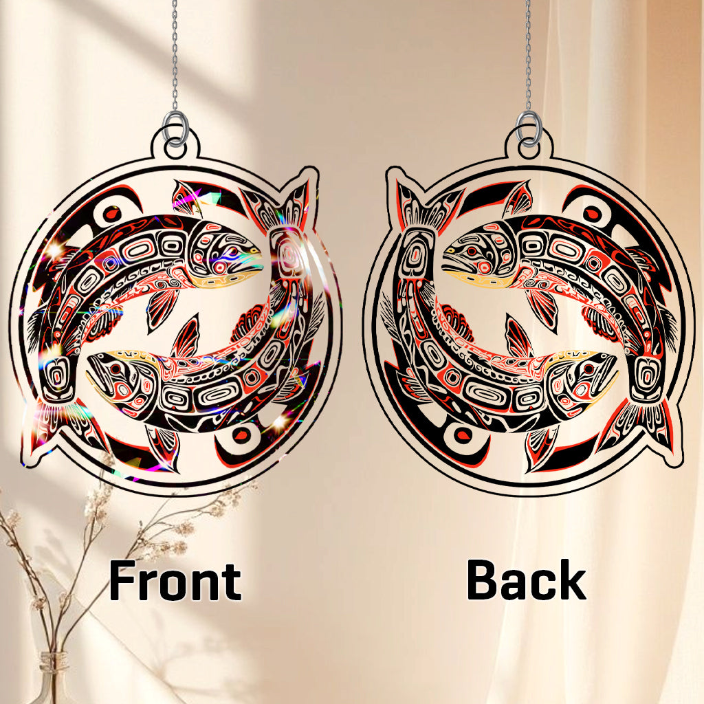 Salmon Hologram Ornament