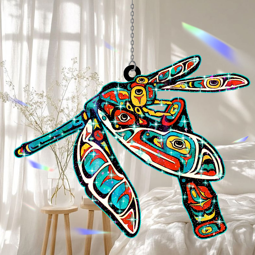 Spiritual Dragonfly Hologram Ornament