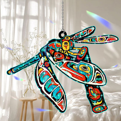 Spiritual Dragonfly Hologram Ornament