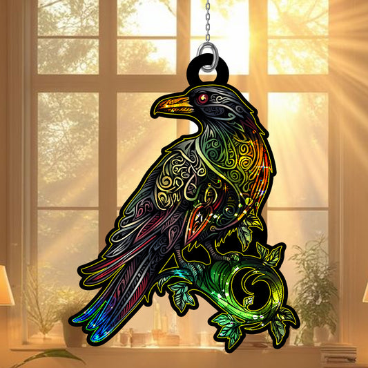 Raven Hologram Ornament
