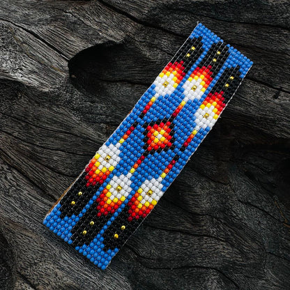SALE 50% OFF - Pattern Hair Clip Native American Style