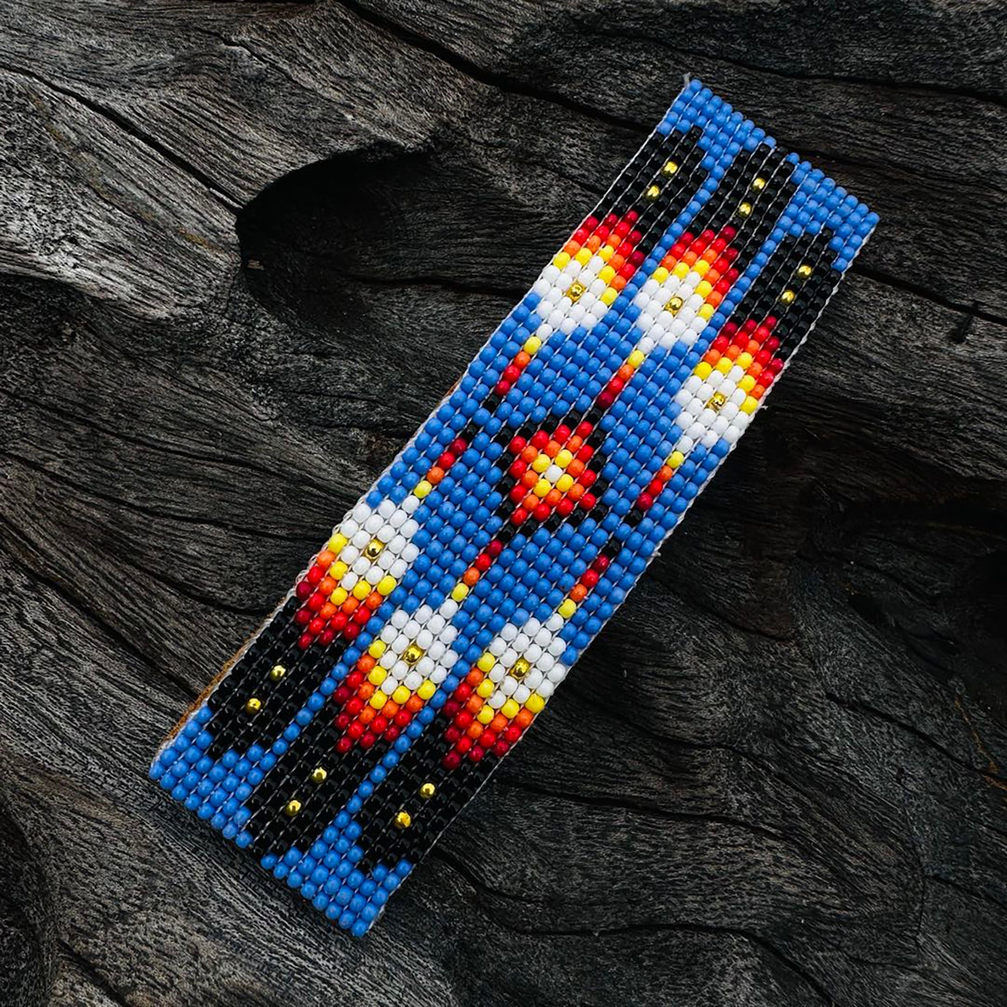 SALE 50% OFF - Pattern Hair Clip Native American Style