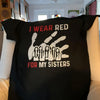 MMIW I Wear Red For My Sister Red Hand Unisex T-Shirt/Hoodie/Sweatshirt