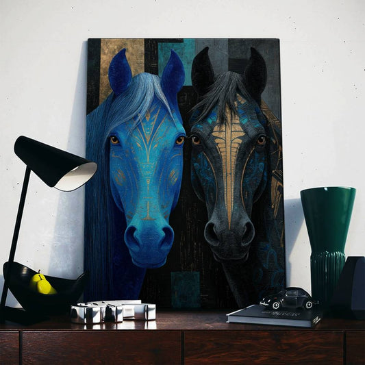 The Twin Horses of the Spirit Road