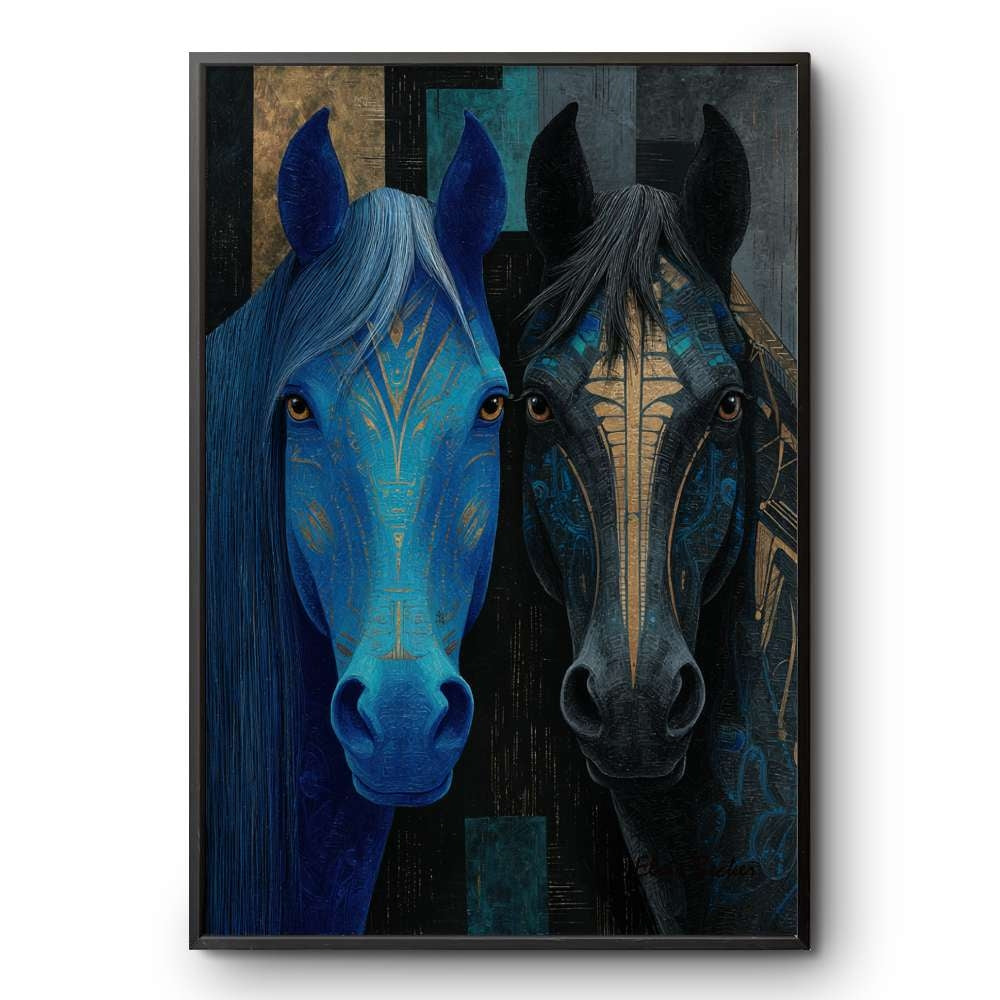The Twin Horses of the Spirit Road