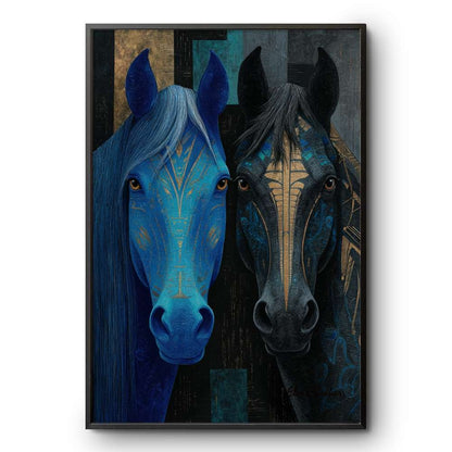 The Twin Horses of the Spirit Road