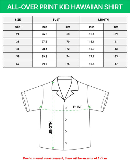 Native Raven Haida Pattern Hawaiian Shirt for Adults & Kids