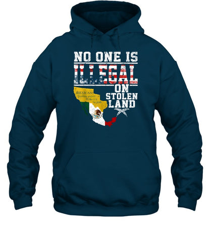 NO ONE IS ILLEGAL ON STOLEN LAND