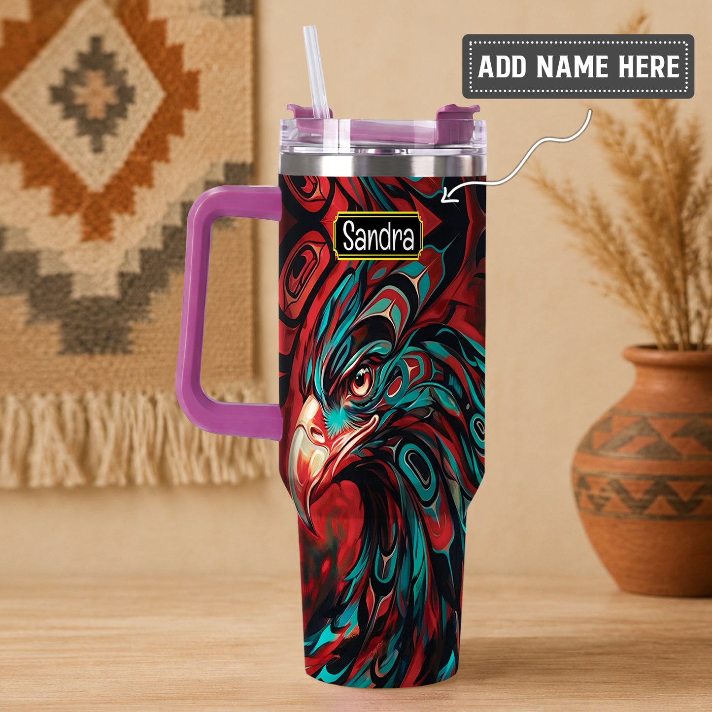 Eagle Storm Spirit Personalized Tumbler