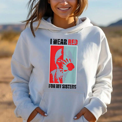 MMIW Awareness Indigenous Red Hand Women Gifts Unisex T-Shirt/Hoodie/Sweatshirt