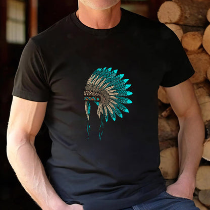 MMIW Awareness - Indigenous Blue Leather Hat Shirt 221