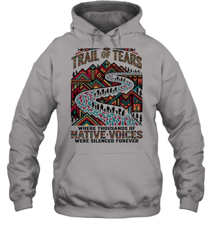 TRAIL OF TEARS WHERE THOUSANDS OF NATIVE VOICES WERE SILENCED FOREVER