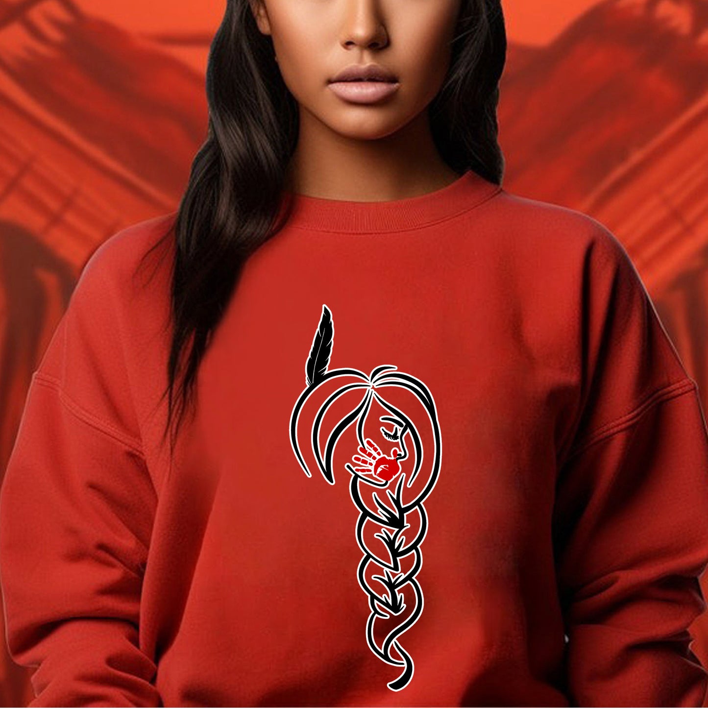 I Wear Red For My Sister, No More Stolen Sisters Shirts
