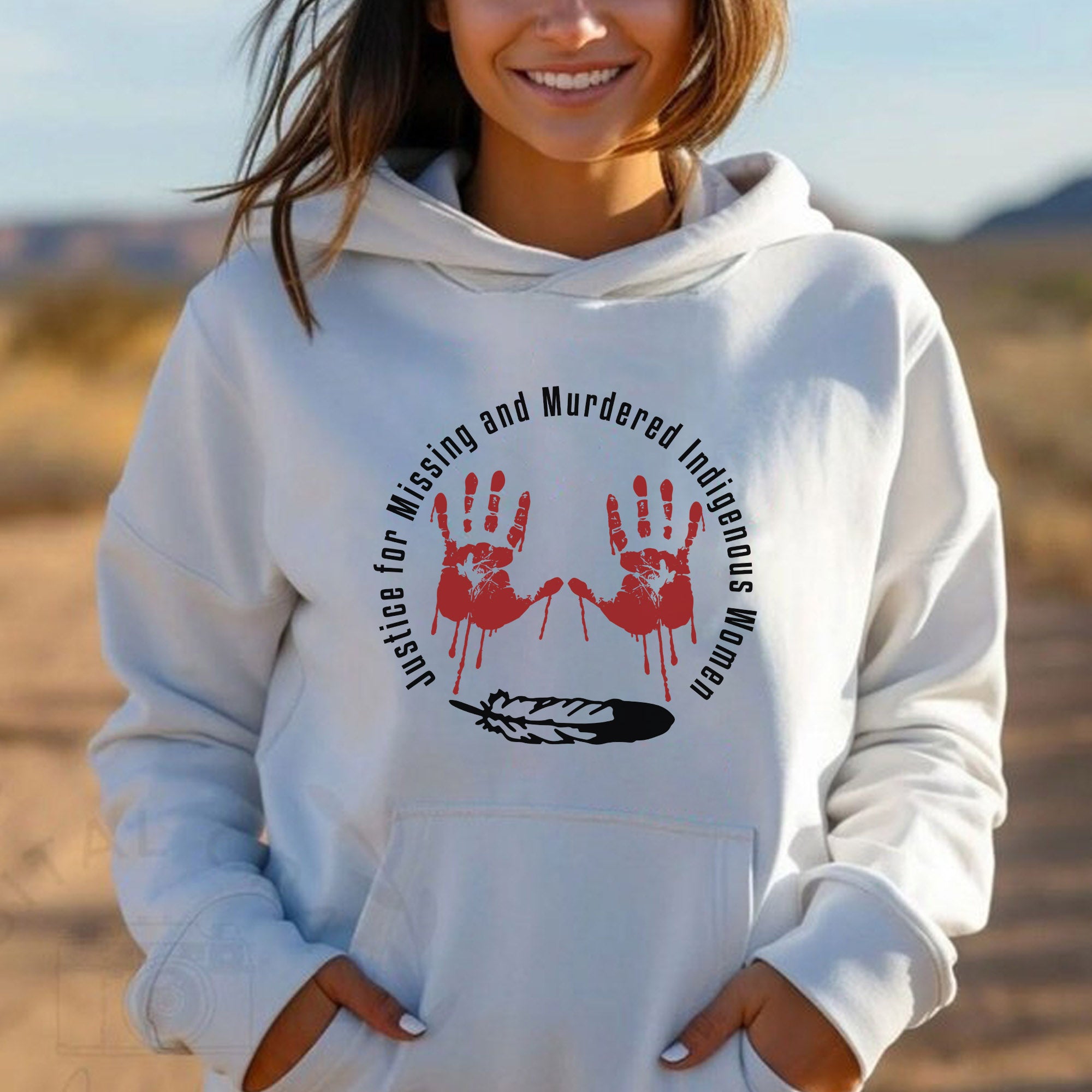 MMIW Awareness - Justice For MMIW Red Hands Shirt 234