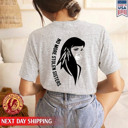 No More Stolen Sister Woman Back T-shirt