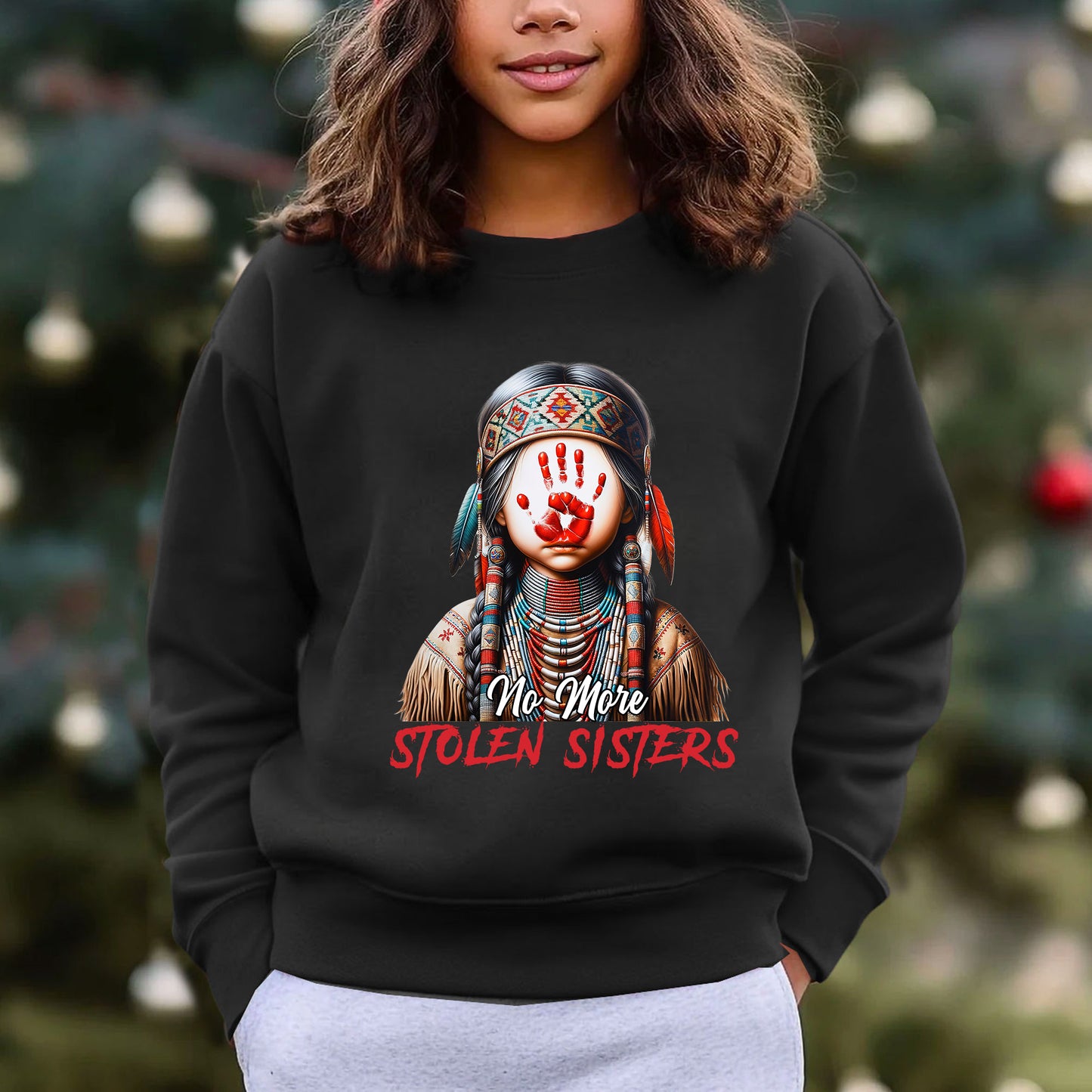 MMIW No More Stolen Sisters No Face Unisex T-Shirt/Hoodie/Sweatshirt